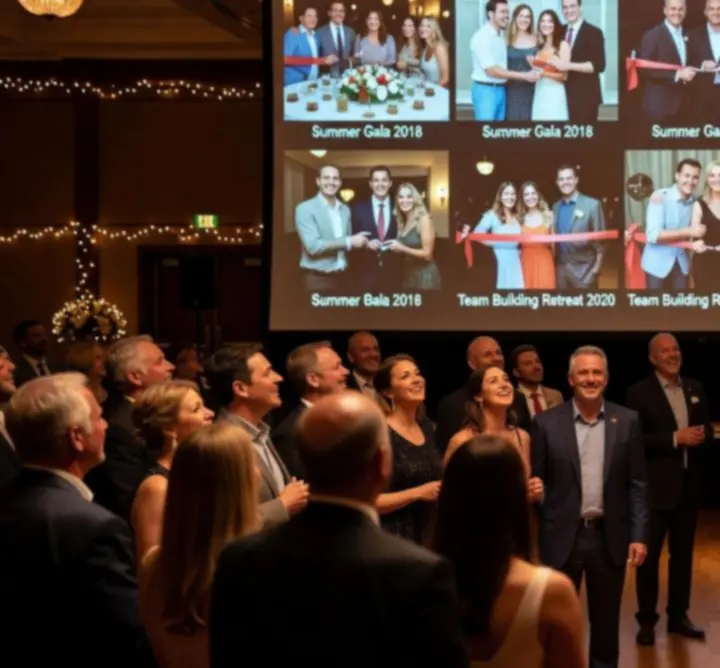 Korábbi After Dark Events rendezvények dinamikus fotó- és videóösszefoglalója.